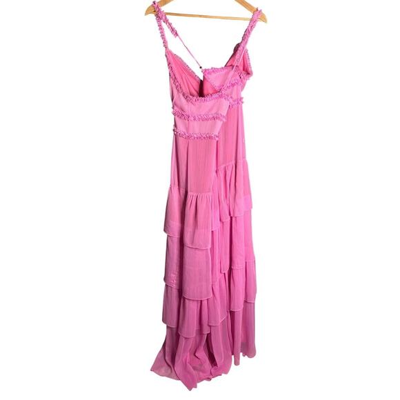 Likely Athena Maxi Dress Pink Sugar Size 14 - Picture 5 of 6